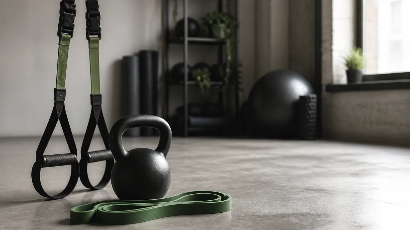 Illusztráció – Funkcionális edzés: TRX, kettlebell és saját testsúly